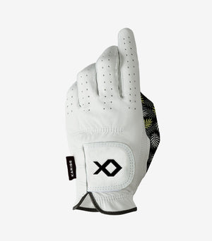 Black Palms Set - 2 Premium Golf Gloves + Matching towel
